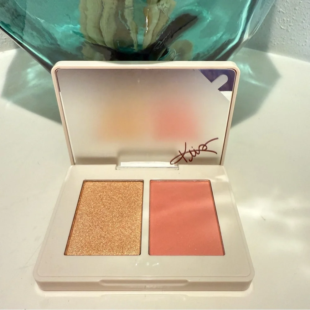 Kylie Cosmetics x Kris Powder Blush & Highlighter Cheek Duo Set NEW